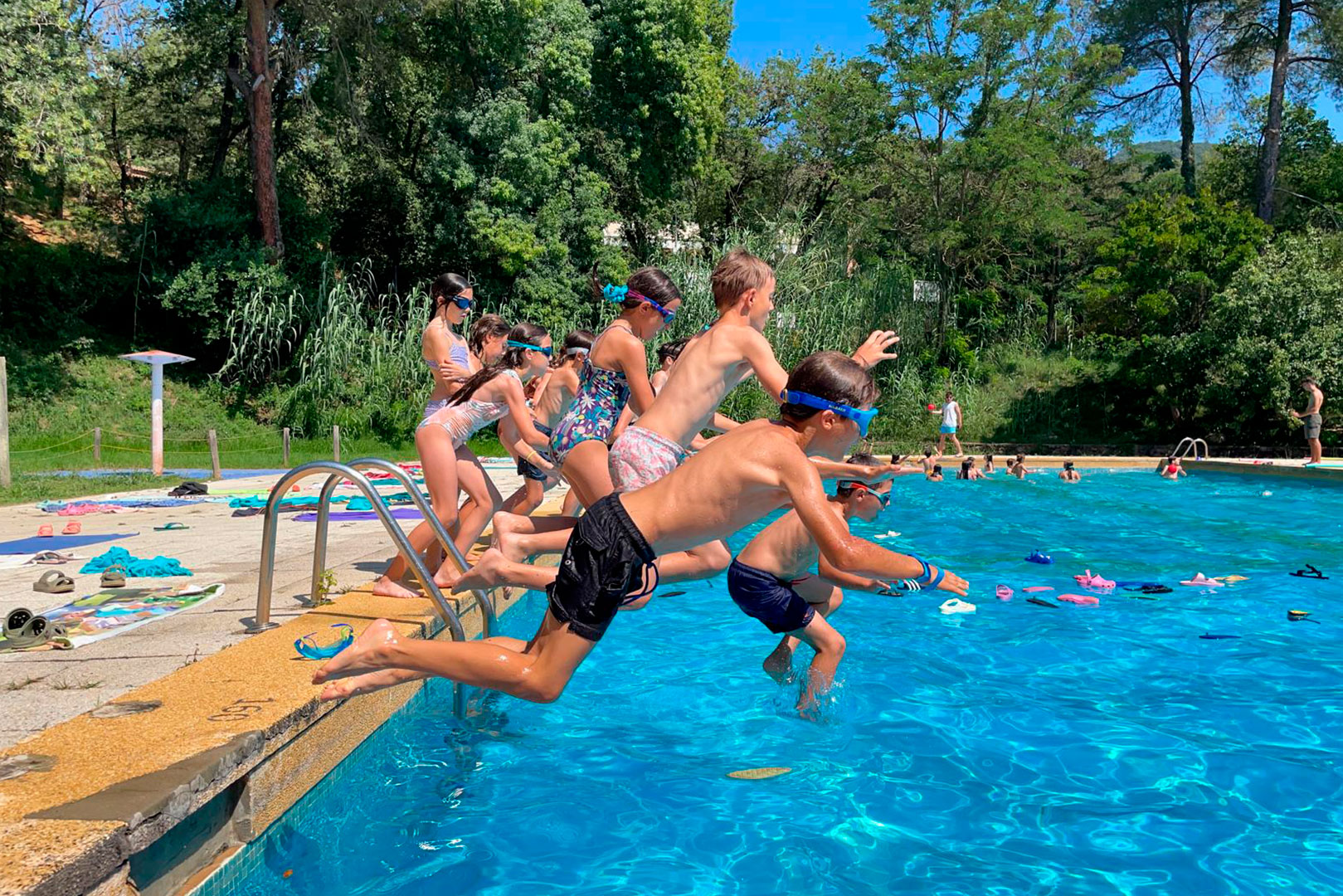 Casals estiu. Piscina.